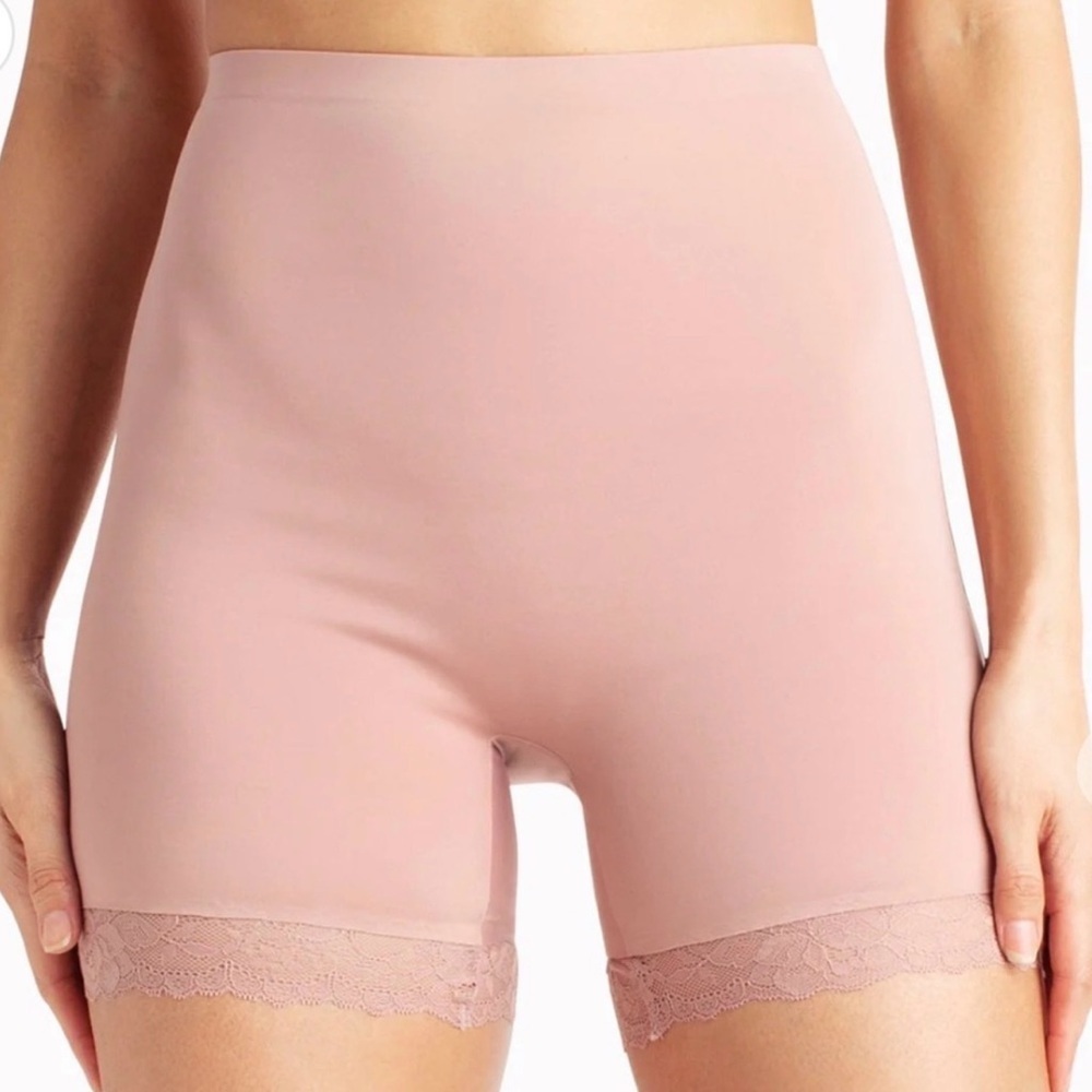 Nicole Miller Lace Shapewear Shorts Taupe Size-XL NWOT